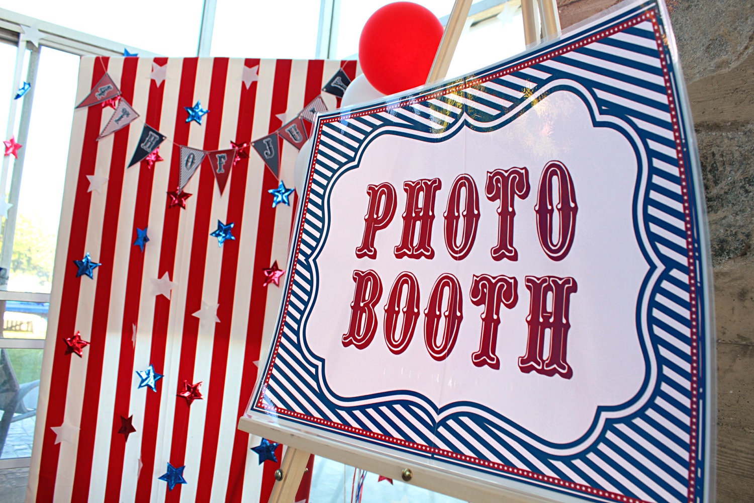 Photo booth party Large Poster PRINTABLE DIGITAL poster