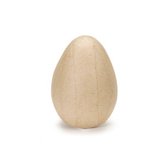 PAPER MACHE EGG - Craft Supplies Il_570xn