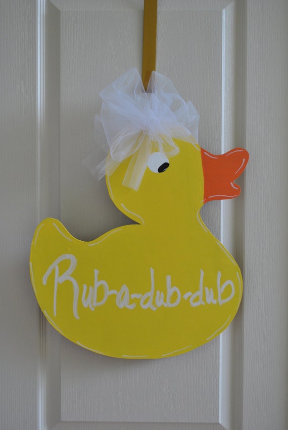Rubber Ducky Door Hanger