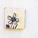 SALE: Wildflower - Original Painting. Nursery Art. Cute. Tiny.