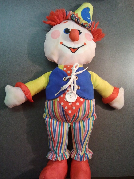 vintage clown plush