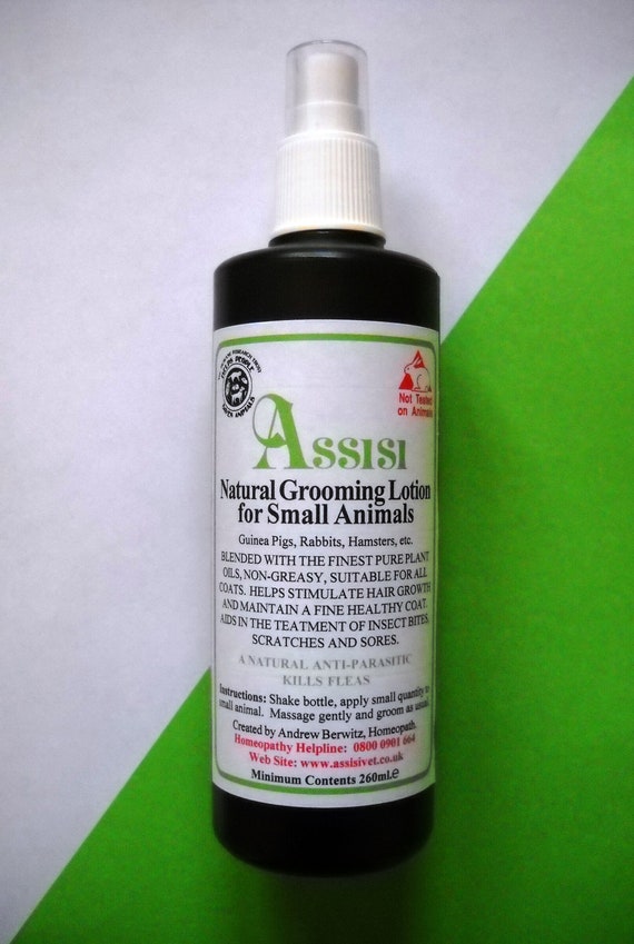 FLEA REPELLANT & NATURALGrooming Lotion for Rabbits Guinea
