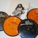 TED NUGENT vinyl record coaster set record label coasters