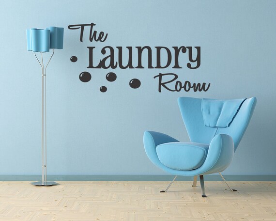 THE LAUNDRY ROOM Vinyl Wall Quotes Lettering Decal Quote