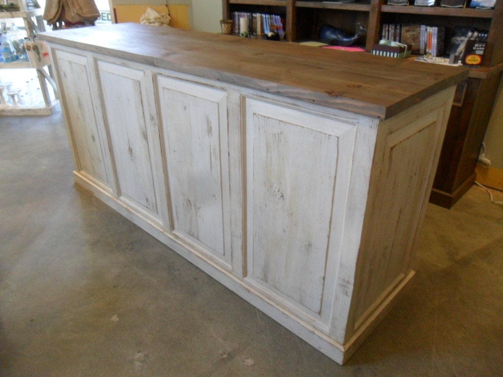 STORE COUNTER from reclaimed wood USA made