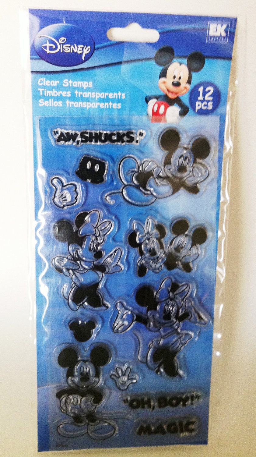 EK Success Disney Mickey Mouse Clear Stamps DMMCS