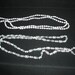 vintage clear plastic necklaces....27