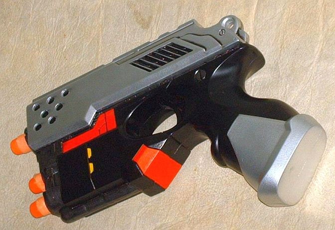 Custom Painted Nerf Scout Cyberpunk Space Gun Anime Cosplay