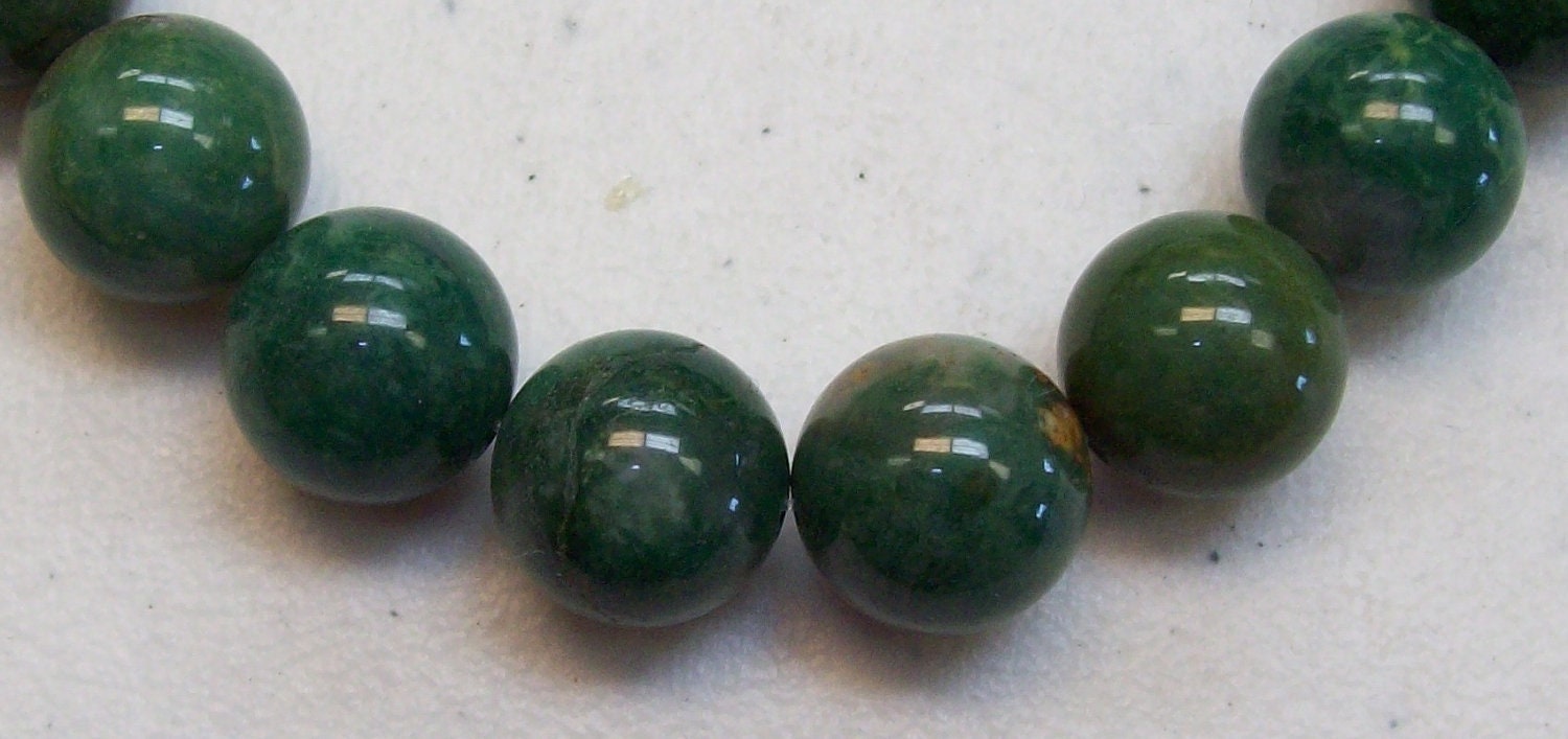 African Jade 6mm Beads by TheBeadedTiger on Etsy