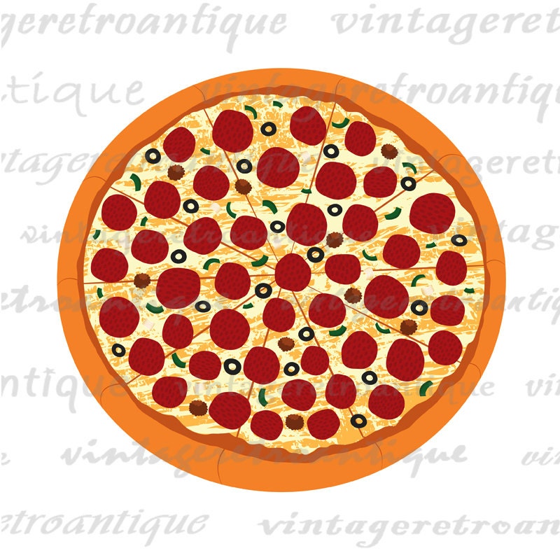 pizza template clipart - photo #15