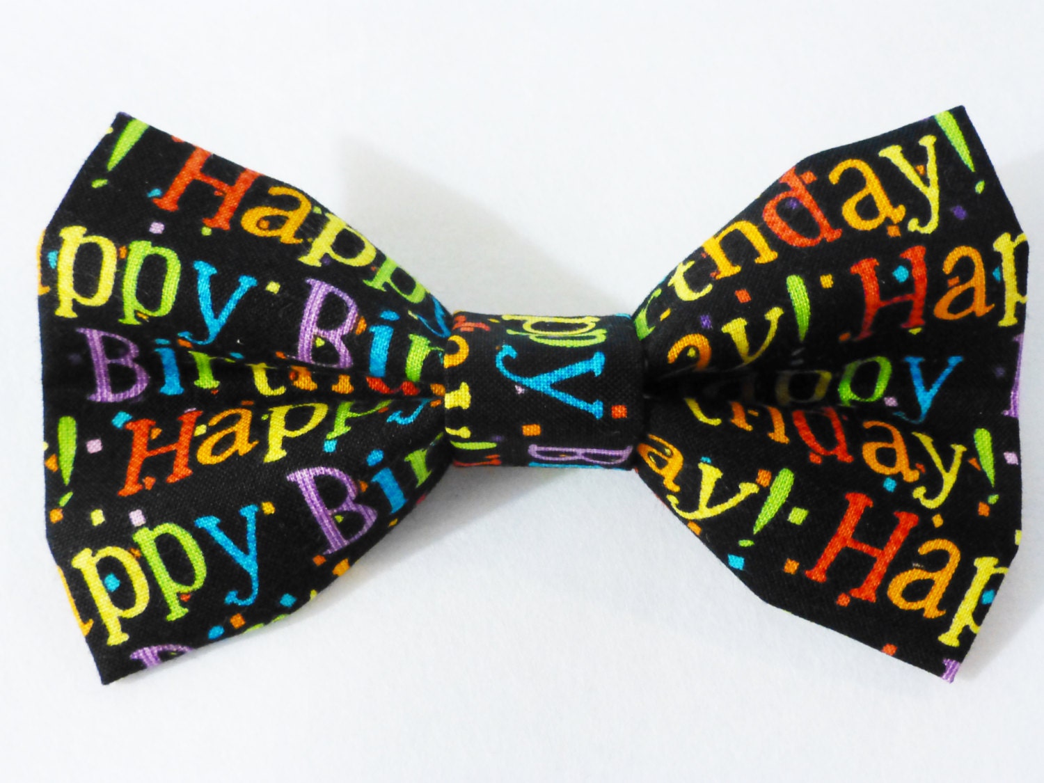 Happy Birthday Bow Tie for Dog Cat or Human by CarlitoCreations