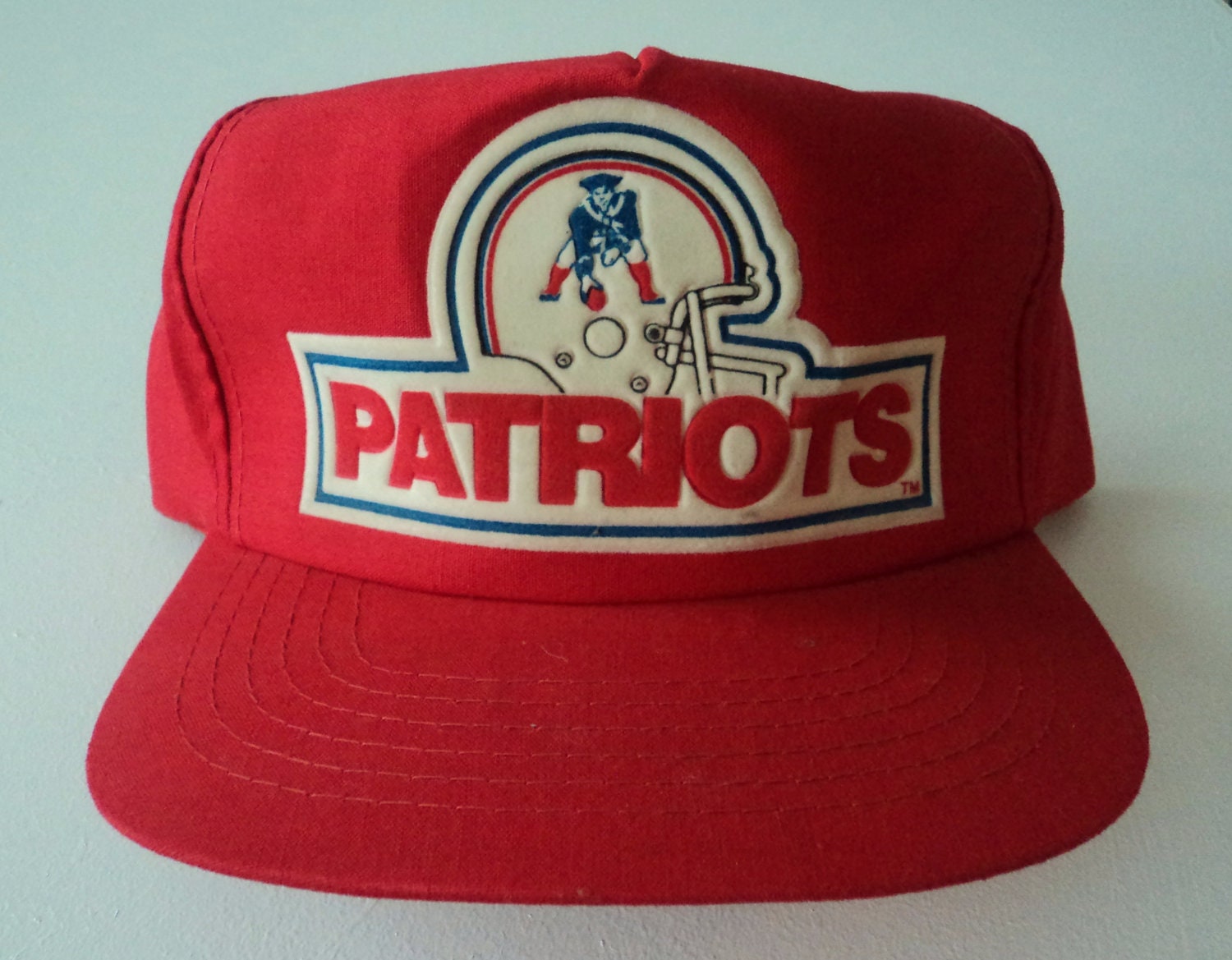 Vintage New England Patriots Snapback Hat Nfl Vtg