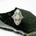SOLD to christopherjensen1 Filigree Art Deco, White Gold, 1 Carat Diamond Ring French ca.1920.