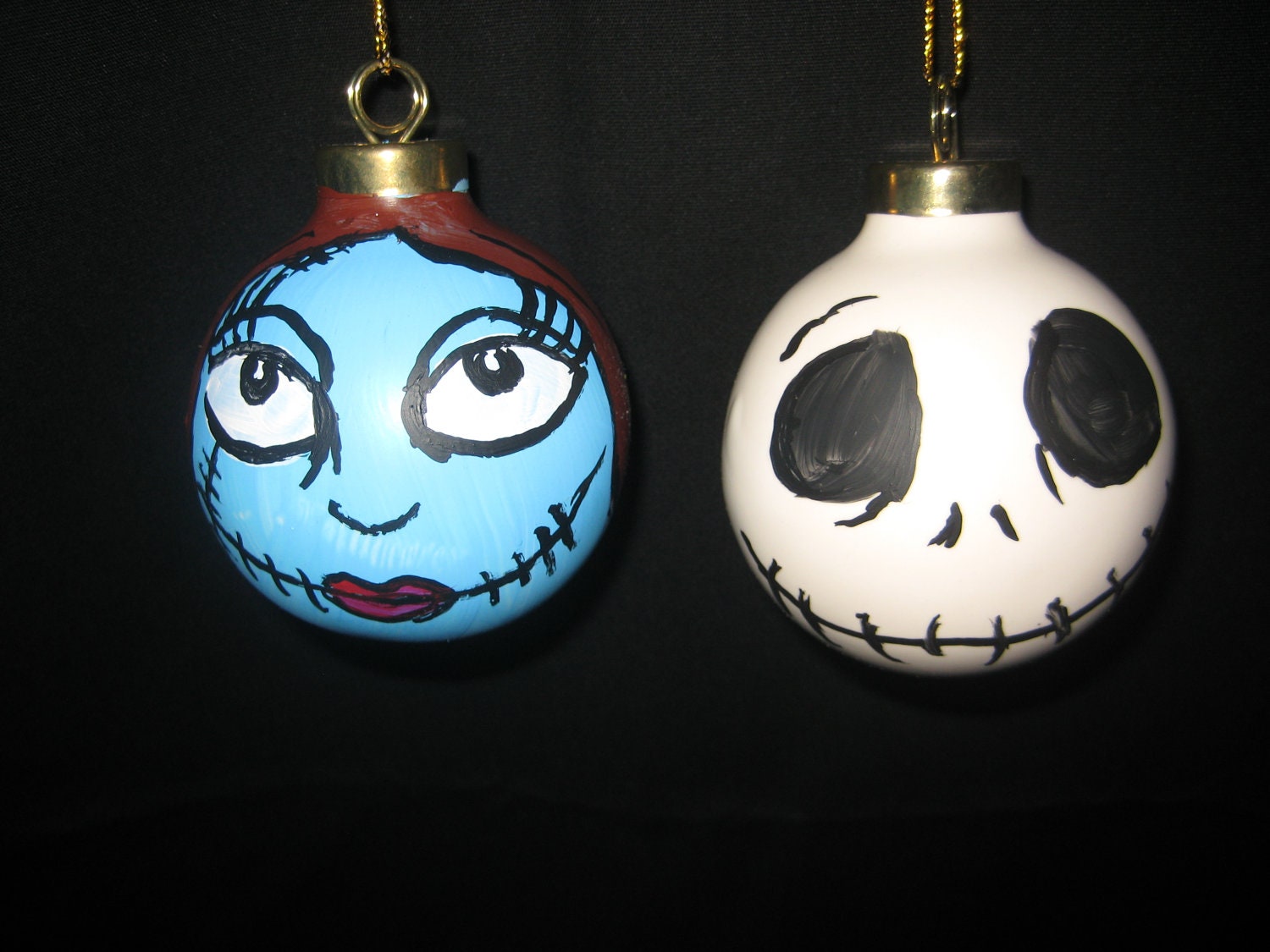 hand painted jack and sally nightmare before by hand painted jack and sally nightmare before by