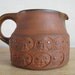 RESERVED - Dybdahl Denmark - pitcher with faces - 1970s