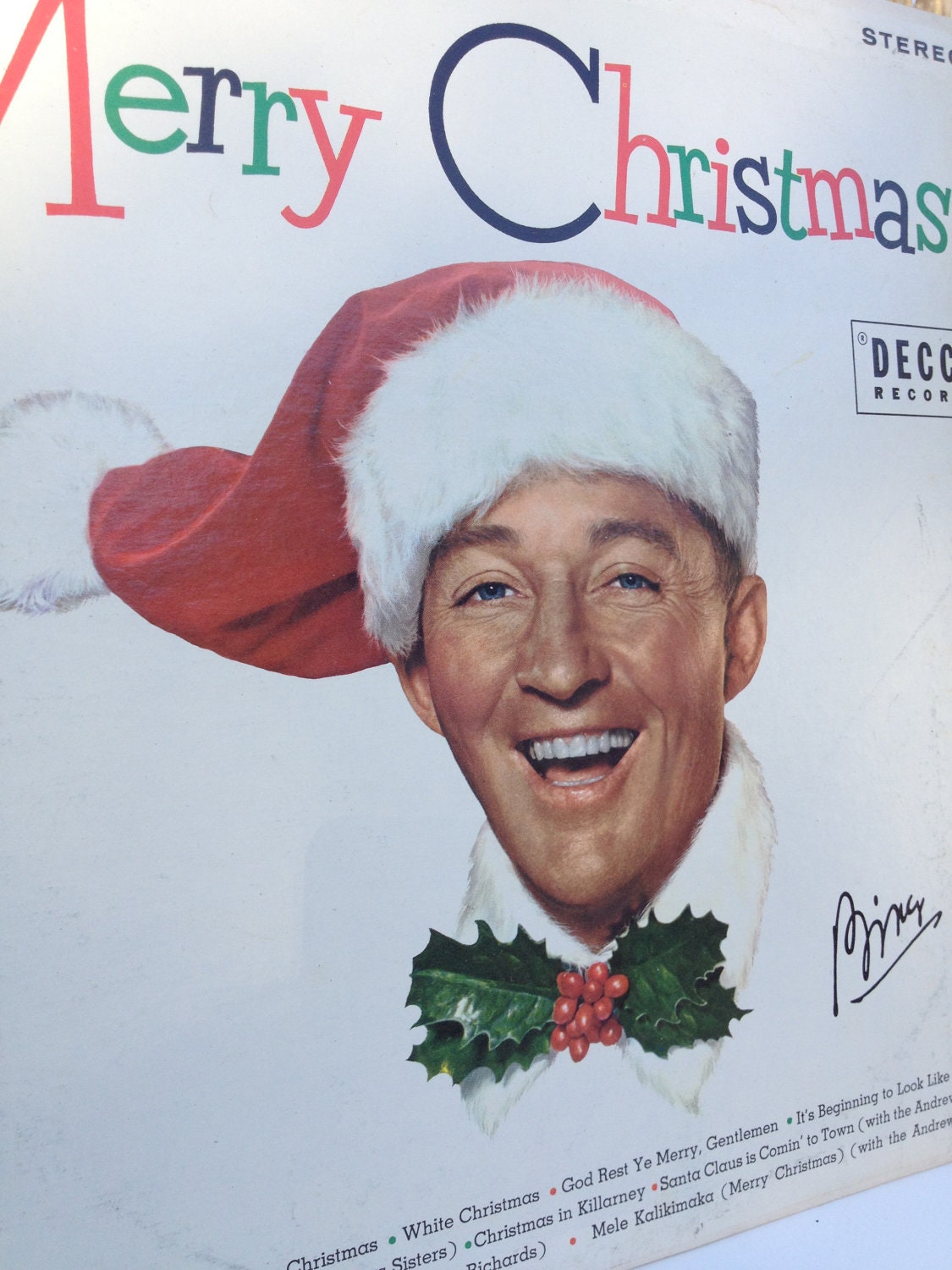 bing crosby christmas shirt