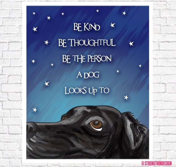 BLACK LAB Wall Art Gift for Lab Lovers Dog Sayings Wall Art