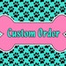 custom made for Leslie and Puccini