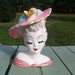 Reduced****Beautiful Mid Century Vintage Lefton lady head vase