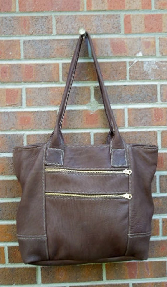 Brown Elk leather tote women. summer style. shoulder bag.purse handbag ...