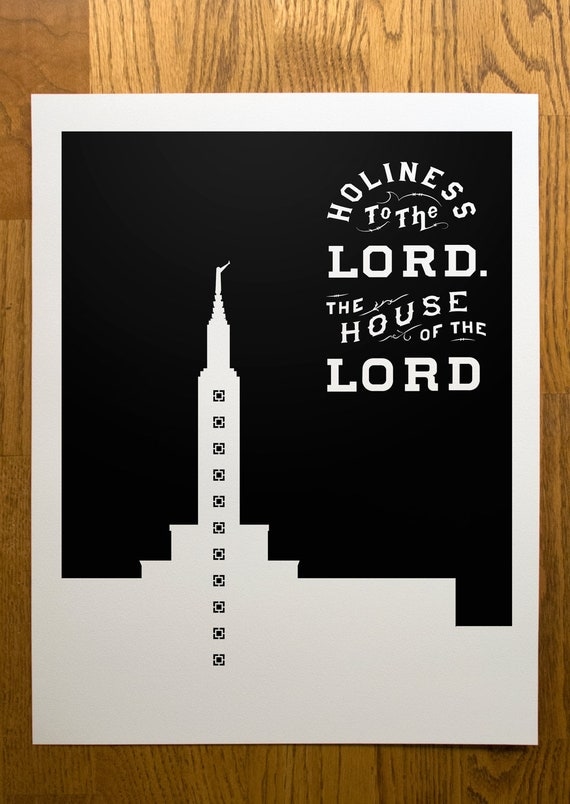 Los Angeles California Temple Print