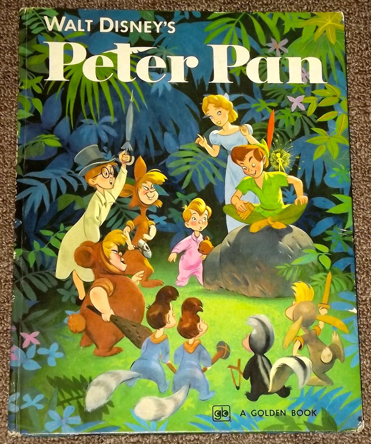 Walt Disney's Peter Pan Big Golden Book 1973