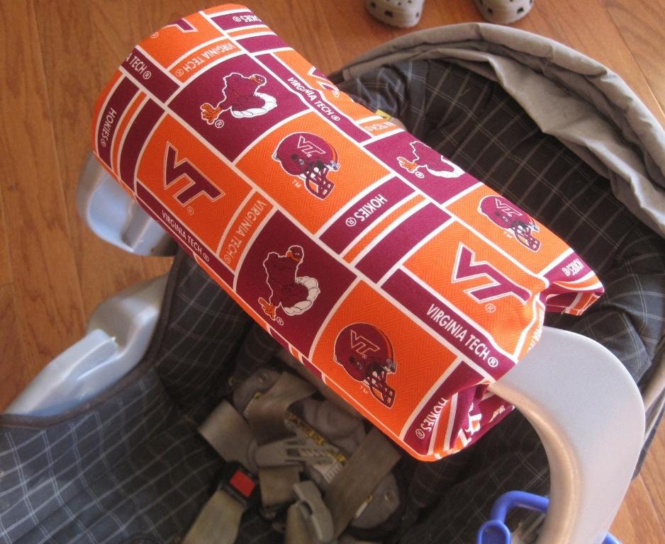 Car Seat ARM PAD Handle Wrap Arm Cushion Reversible Made w