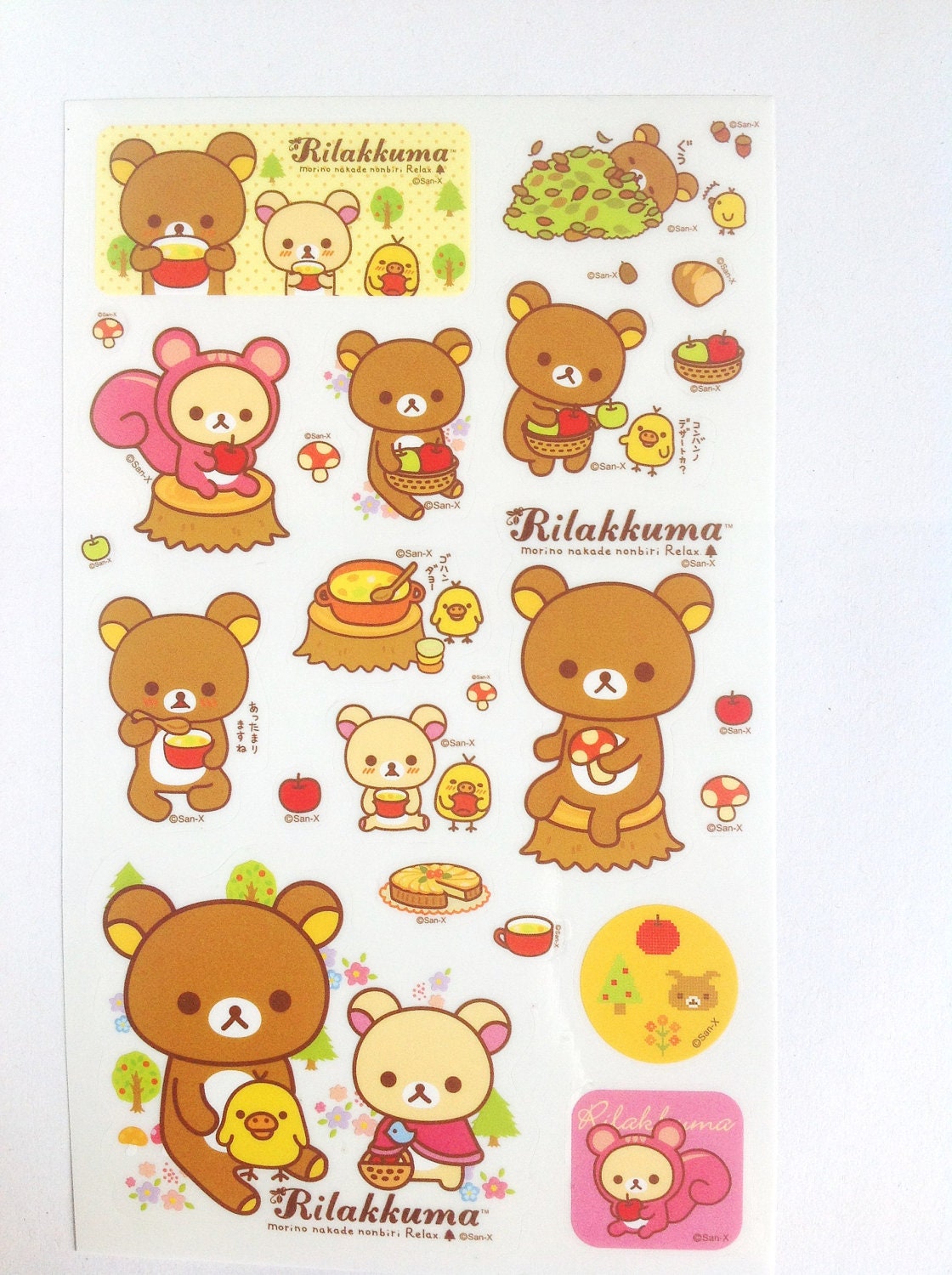 Rilakkuma stickers new rilakkuma cute stickers colorfull