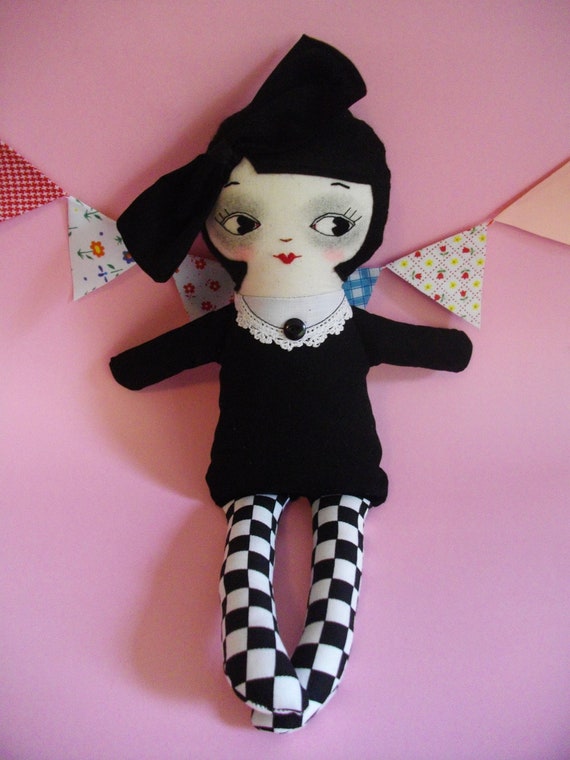 cute goth plushies