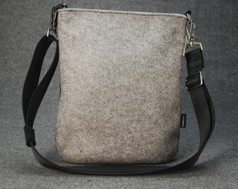 Felt Messenger Bag Cross Body Bag Casual Bag Everyday Bag Shoulder Bag iPad Bag E705