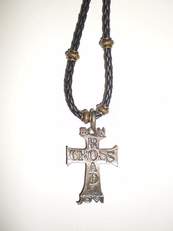 bon jovi Religion Cross crucifix pendant necklace
