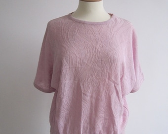 Vintage Pink Batwing Top