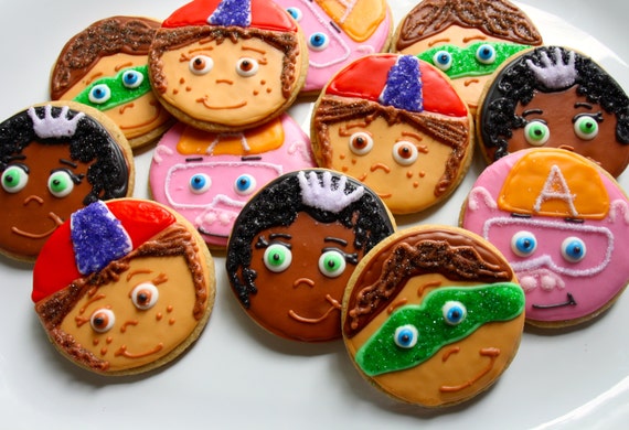 Items similar to Super Why Sugar Cookies-Gluten, Dairy, Egg, Nut, Soy ...