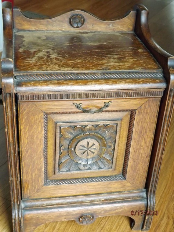 Items similar to Vintage/Antique Coal/Potato/Onion Storage Bin on Etsy