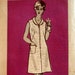 Plus Size Vintage Dress Pattern Mail Order 4668 Bust 46 Factory Folded