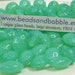 11x9mm Seafoam Opal Filigree Czech Oval Glass Beads - Qty 20 (B412)