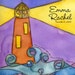 To the Lighthouse - watercolor personalized name print