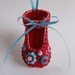 Baby's First Christmas Felt Shoe Ornament