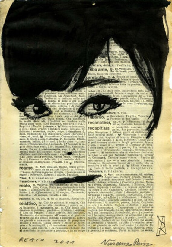 Print illustration Mixed Media Painting poster art