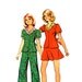 Girls 70s Princess Top Flared Skirt & Pants Vintage Pattern Simplicity 5943 Size 8