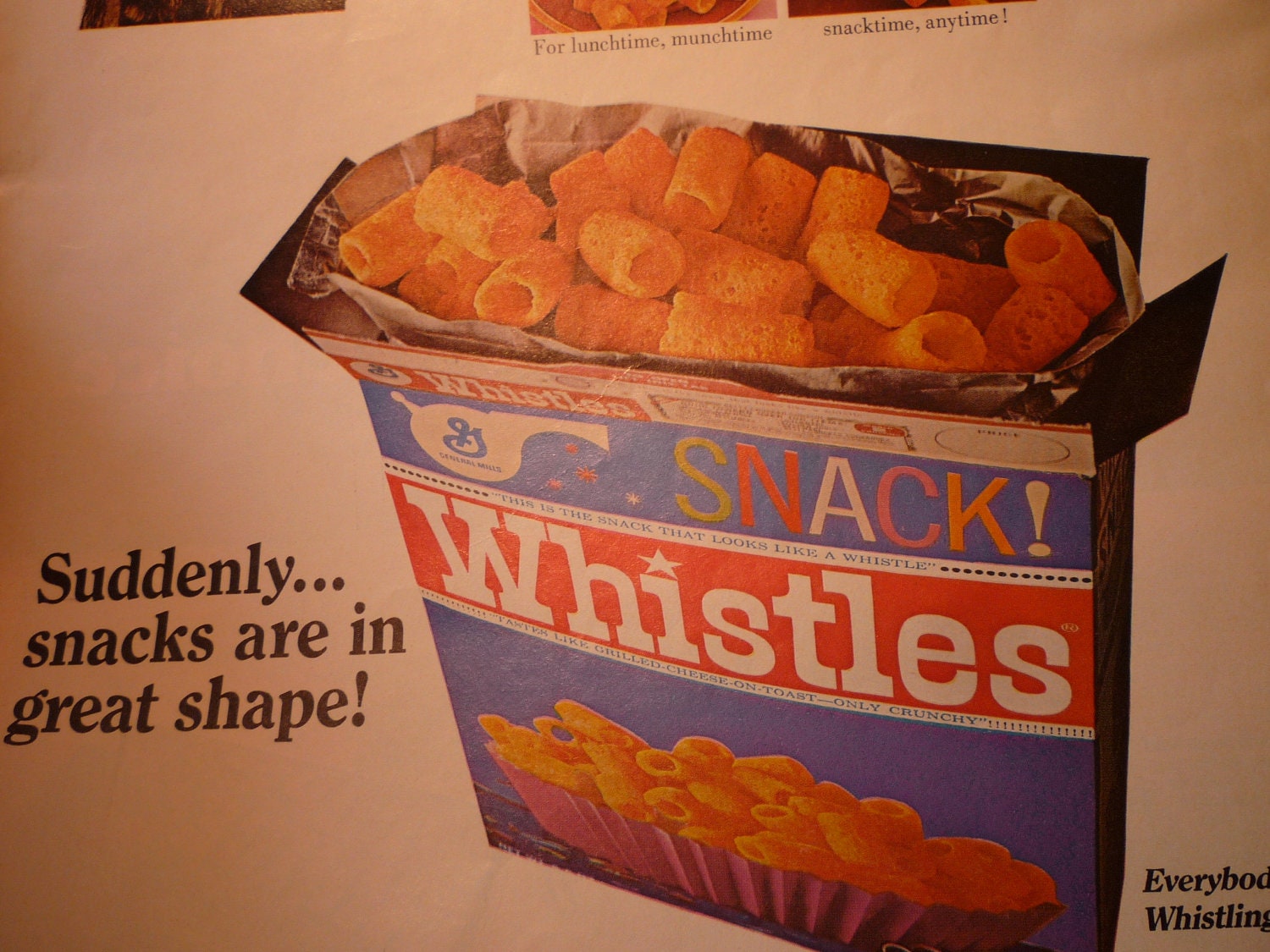 1960s snacks whistles snack ad corn favorite