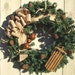 Christmas Wreath With Sled Burlap Bow Rusted Jingle Bells