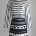 RESERVED 60s 70s vintage mod op art mini dress lady Blair label