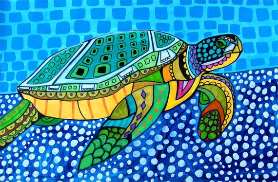 Image result for sea turtle art