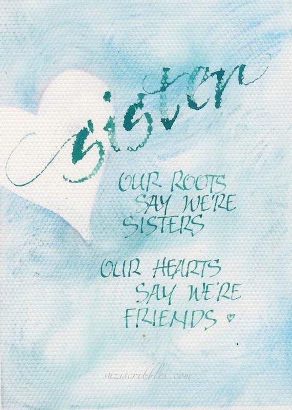 Articles similaires à Citation soeur, coeur crème, soeurs
