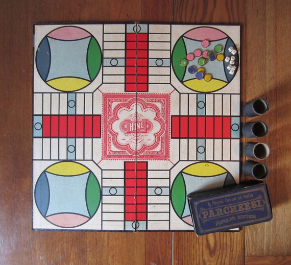 Vintage Parcheesi Board Game A Royal Game of India