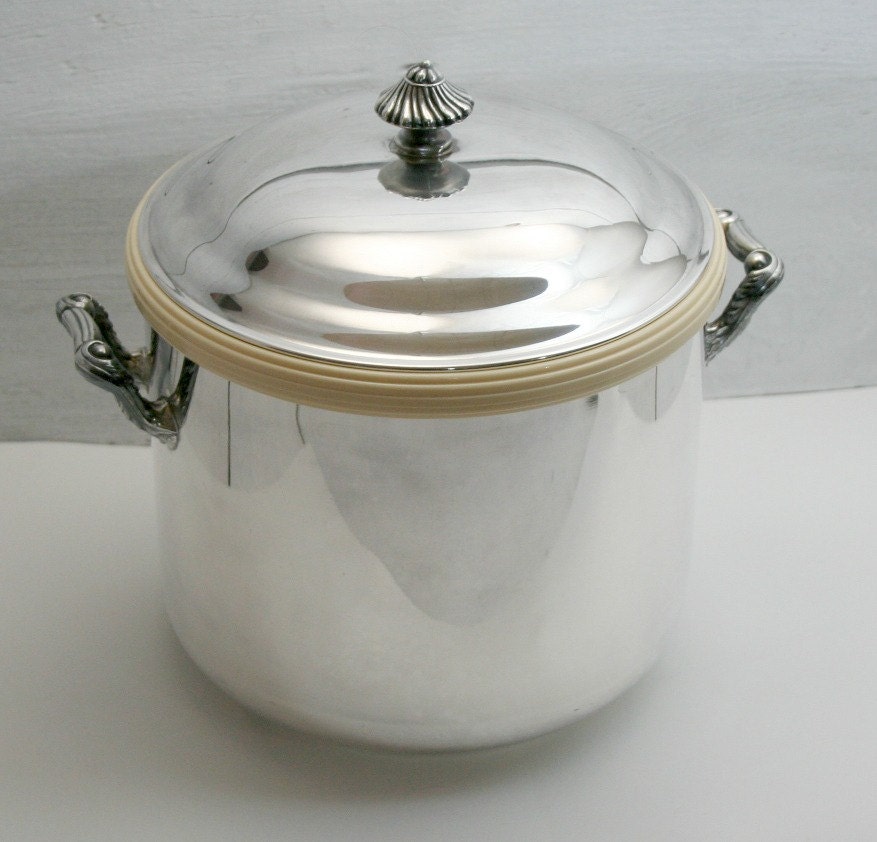 oneida silver ice bucket
