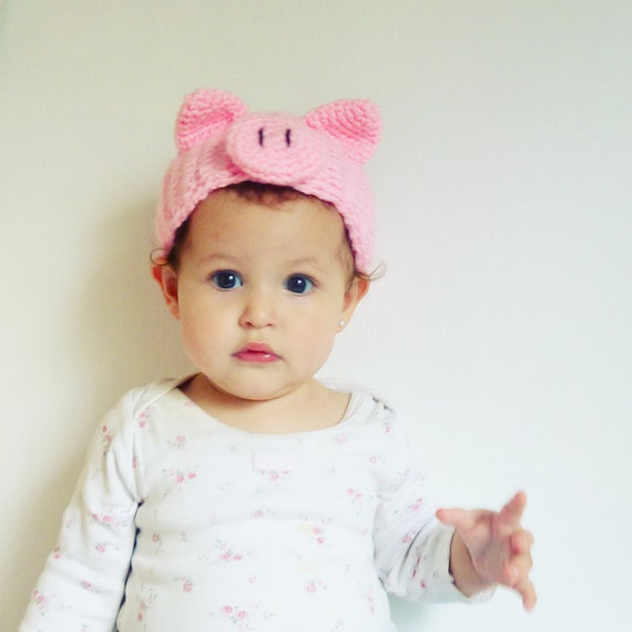 wrap baby pattern head crochet Pattern head Headband Crochet  wrap Piggy   animal PDF ears Pig  baby