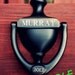 Custom Engraved "Cambridge" Style Solid Brass - AGED BRONZE Door Knocker