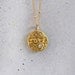 Gold Love Coin Necklace